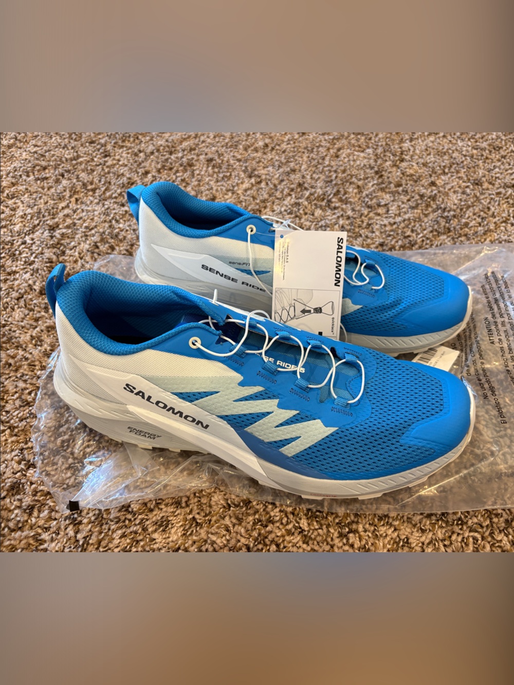 NEW Salomon Sense Ride 5 sz 12.5 Men’s Trail Running Shoes